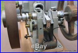 HIT AND MISS MODEL MECHANICAL ENGINE SMALL SCALE FULLY OPERATIONAL. STEAM POWER