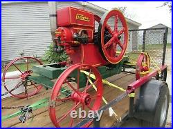 HIT and MISS Engine Economy 7HP Mounted on Cart and Refurbished Completely