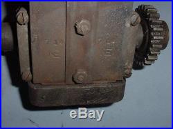 HOT Associated or United Hit Miss Gas Engine Tall 4 Bolt Magneto With Gear