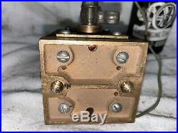 HOT Sumter Electrical Co. Low Tension Magneto Hit Miss Gas Engine Brass Base
