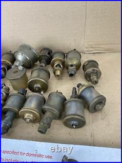 HUGE LOT OVER 25 Lunkenheimer GITS Brass Oiler Engine Lubricator & Steam Parts
