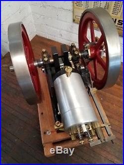 Hand Built Hit and Miss Model Engine Runs Great Starts Easy