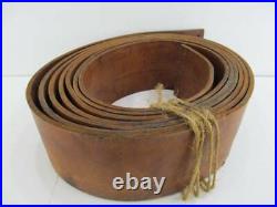 Heavy Duty Old Thick Leather Hit & Miss Engine Drive Belt 6X8
