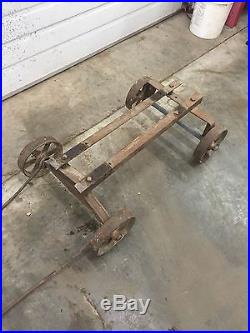 Hercules Associated Antique Hit And Miss Gas Engine Cart All Original Very Nice
