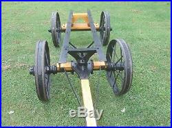 Hit Miss Engine Cart. Steel wagon wheels. Steampunk