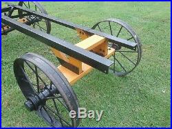 Hit Miss Engine Cart. Steel wagon wheels. Steampunk
