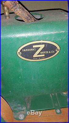 Hit & Miss Engine FAIRBANKS MORSE 1 1/2 HP Z Engine American History