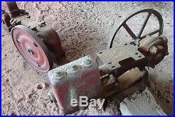 Hit & Miss Engine Red Jacket WATER PUMP with pulley / pully Plung Piston Well
