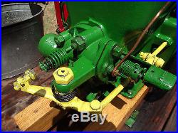 Hit Miss John Deere Engine Wellpump Outfit on show trailer