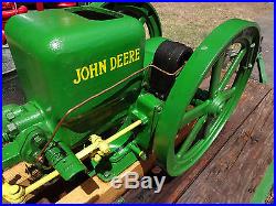 Hit Miss John Deere Engine Wellpump Outfit on show trailer
