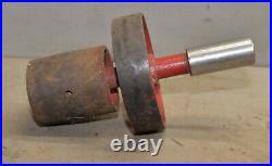 Hit & Miss engine pulley 1276C leather flat belt drive farm tractor collectible