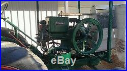 Hit and Miss 6 hp IH Antique Engine Mounted on An Oliver Tractor