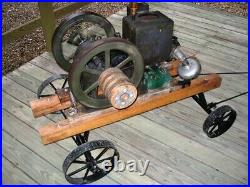 Hit and Miss Engine 1.5 HP antique, runs, pick up only in Bloomington Indiana