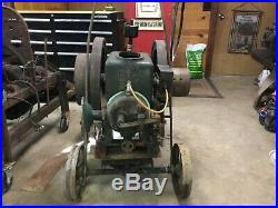Hit and Miss Engine 2 1/2 HP Alpha Delaval with Cart