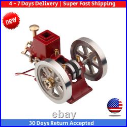 Hit and Miss Engine 6cc Metal Single Cylinder 4-Stroke IC Engine with Ignition D