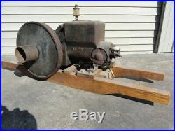 Hit and Miss Engine Sattley Hit Miss Montgomery Wards Vintage Gas Motor 1 1/2 hp