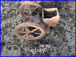 Hit and Miss Gas Engine Hit and Miss Pulley Flat Belt Shaft Stover Engine