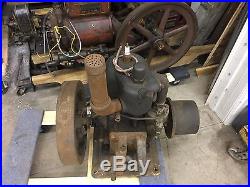 Hit and Miss farm flywheel old antique stationary engine Gas Gasoline Cushman C