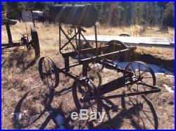 Hit and miss gas engine cart
