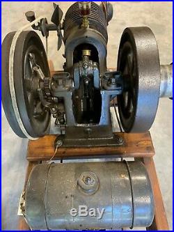 Hit and miss stationary engine