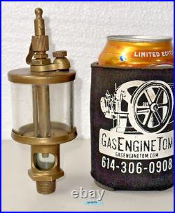 IHC Brass Cylinder Oiler #2 Hit Miss Gas Engine Antique Vintage Steampunk 3/8