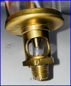 IHC Brass Cylinder Oiler Hit Miss Gas Engine Antique Vintage 3/8 International