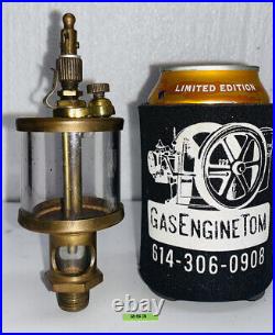 IHC Brass Cylinder Oiler Hit Miss Gas Engine Antique Vintage Steampunk 3/8