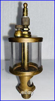 IHC Brass Cylinder Oiler Hit Miss Gas Engine Antique Vintage Steampunk 3/8
