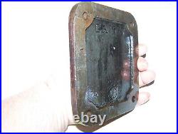 IHC FAMOUS TITAN Vertical 3hp NAME SERIAL TAG Crankcase Cover Hit Miss Engine