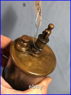 IHC McCormick Deering M 3 6HP Hit Miss Gas Steam Engine Brass Cylinder Oiler