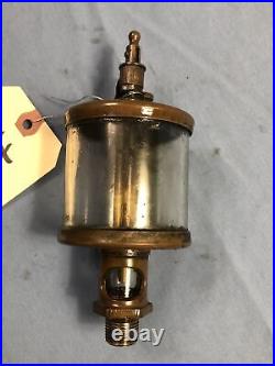 IHC McCormick Deering M 3 6HP Hit Miss Gas Steam Engine Brass Cylinder Oiler