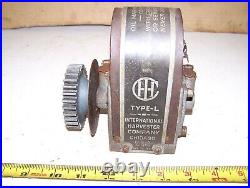 IHC TYPE L 1 1/2, 3hp M Hit Miss Gas Engine Magneto withGear Steam Tractor HOT