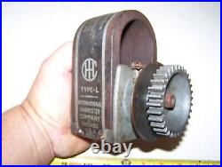 IHC TYPE L 1 1/2, 3hp M Hit Miss Gas Engine Magneto withGear Steam Tractor HOT