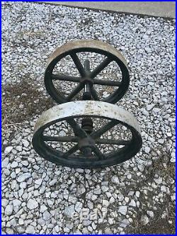 IHC Tom Thumb Flywheels Crank Governor And Gear Antique Hit And Miss Gas Engine