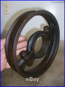 IHC WATER PUMP DRIVE PULLEY 6HP FAMOUS TRAY COOLED Old Hit Miss Gas Engine