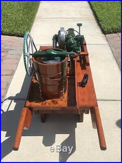 Ice Cream Maker Antique Maytag Hit Miss Engine Restored with Amazing Detail