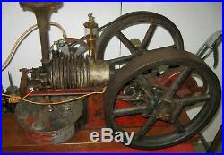 International 1 HP Tom Thumb Hit & Miss Gas Engine Original Paint ca. 1910