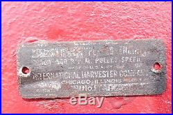 International Harvester Hit & Miss Engine 1930s-1940s w Generator VGC
