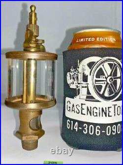 International IHC Brass Cylinder Oiler Hit Miss Gas Engine Antique Vintage 3/8