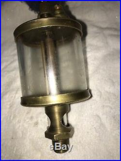 International IHC Brass Oiler Hit Miss Gas Engine Vintage Antique Steampunk