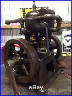 JD Wallace antique gas engine. Hit & miss motor