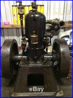 JD Wallace antique gas engine. Hit & miss motor