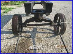Jacob Haish Hit and Miss Engine Cart Sandwich Stationary 1.5 to 2 hp