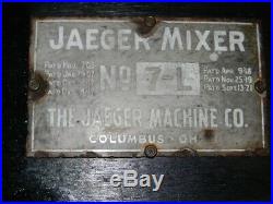 Jaeger Hit And Miss 2hp Gas Engine On Trailer With Signs
