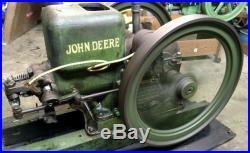 John Deere 1.5 h. P hit miss engine