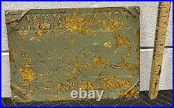 John Deere Embossed Sign Hit Miss Engine Tractor Farm Agriculture Stationary
