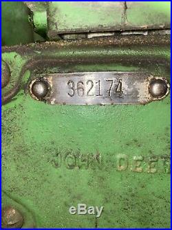 John Deere Hit And Miss Stationary Engine Model E 1 1/2 HP