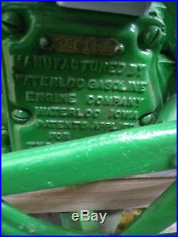 John Deere Mode E 1 1/2 hp Hit N Miss Engine. #256181. Runs great