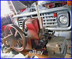 Johnny Boy Hit or Miss engine Original wooden base, Tank, Paint and Crank