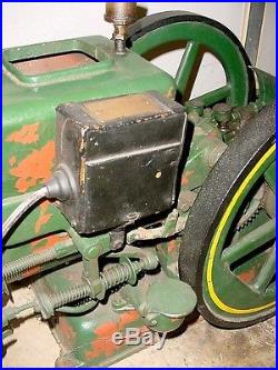 Jumbo Junior Hit Miss Gas Engine Vintage Antique Farm Machinery